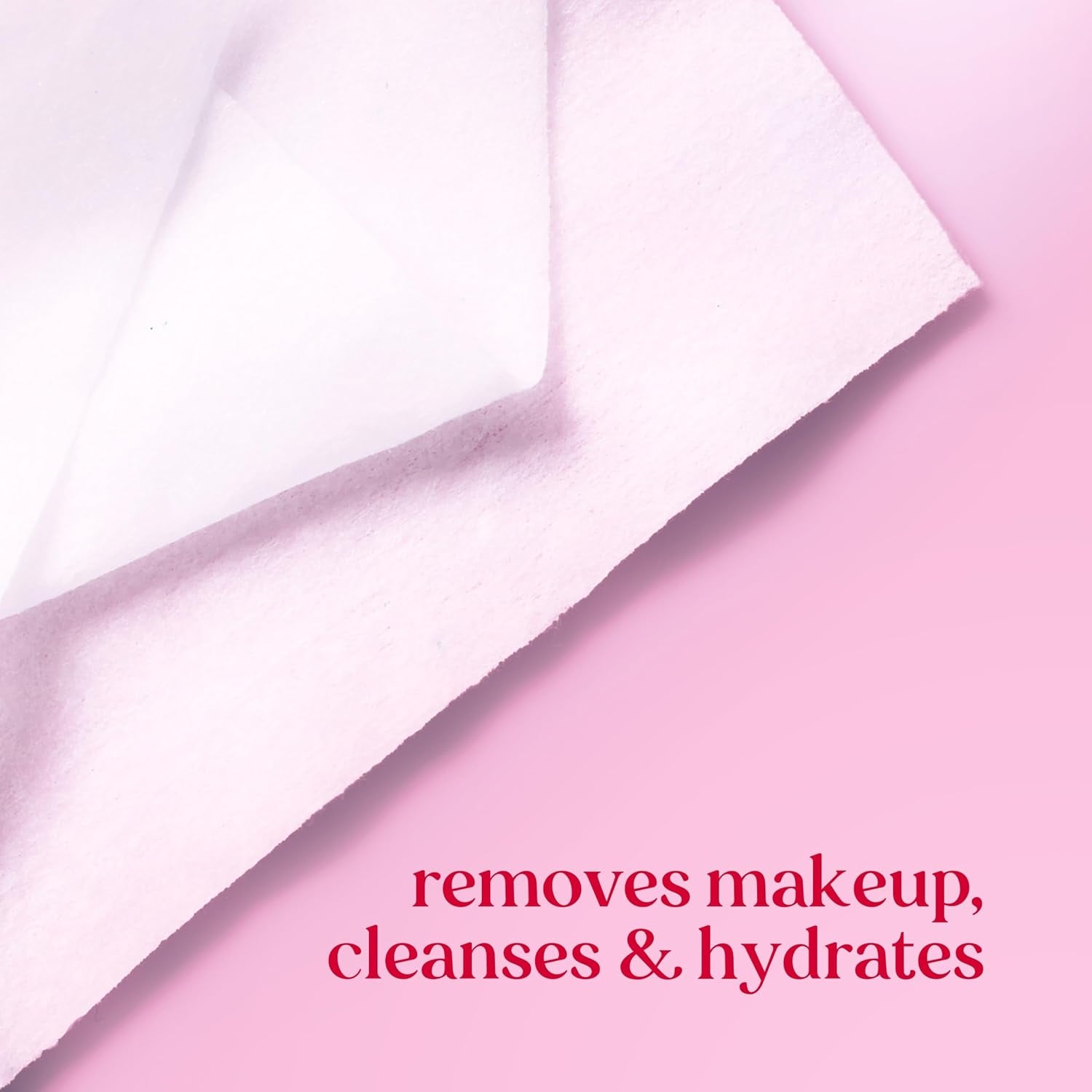 Burts Bees Micellar Rose Water Facial Towelettes, 100% Plant Based Cloth; 99% Natural Origin; Remove Makeup, Cleanse, Hydrate; No Greasy, Oily Residue; All Skin Types; 30 Ct, Pack of 3 (Pack May Vary)