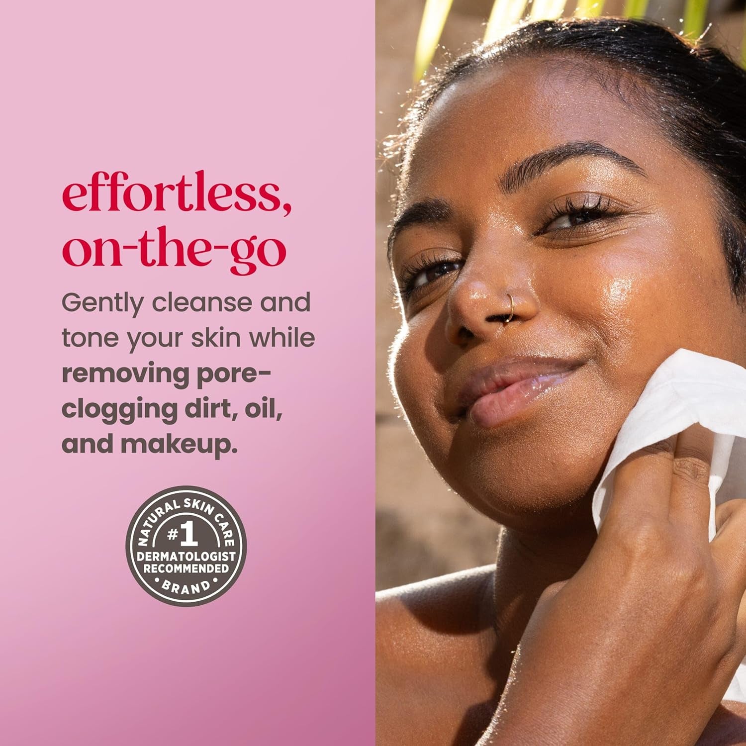 Burts Bees Micellar Rose Water Facial Towelettes, 100% Plant Based Cloth; 99% Natural Origin; Remove Makeup, Cleanse, Hydrate; No Greasy, Oily Residue; All Skin Types; 30 Ct, Pack of 3 (Pack May Vary)