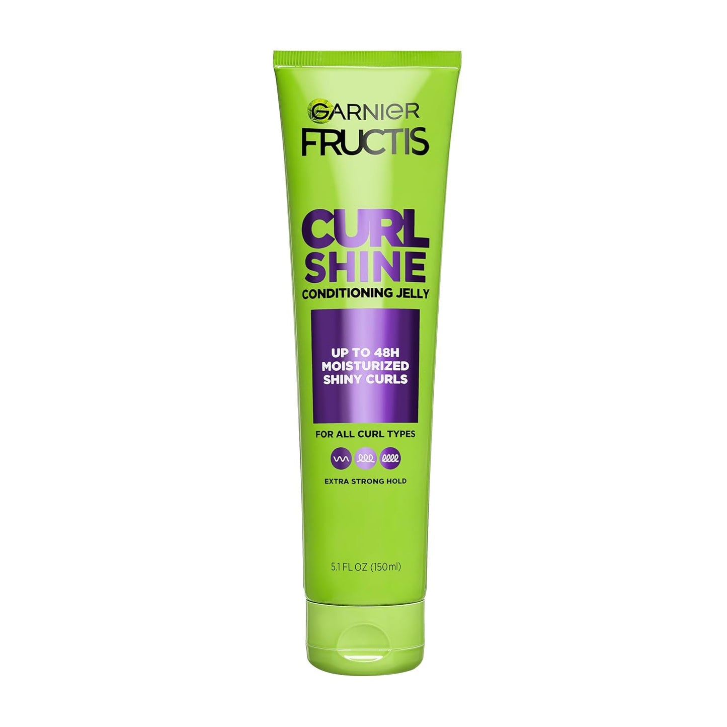 Curl Shine Conditioning Hair Gel, Frizz Control for Curly, Wavy, and Coily Hair, Extra Strong Hold for up to 48 Hrs of Bouncy, Moisturized Curls, 5.1 Fl Oz (Packaging May Vary)