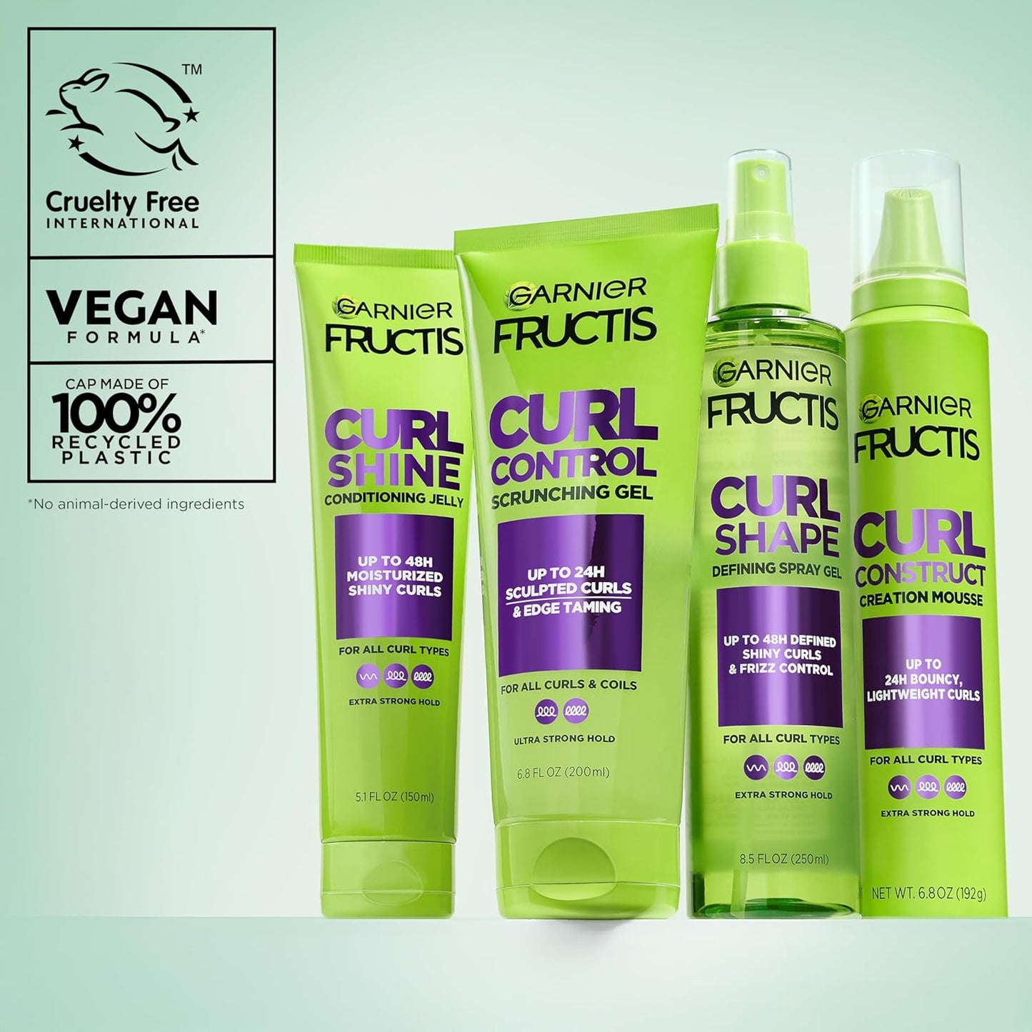 Curl Shine Conditioning Hair Gel, Frizz Control for Curly, Wavy, and Coily Hair, Extra Strong Hold for up to 48 Hrs of Bouncy, Moisturized Curls, 5.1 Fl Oz (Packaging May Vary)