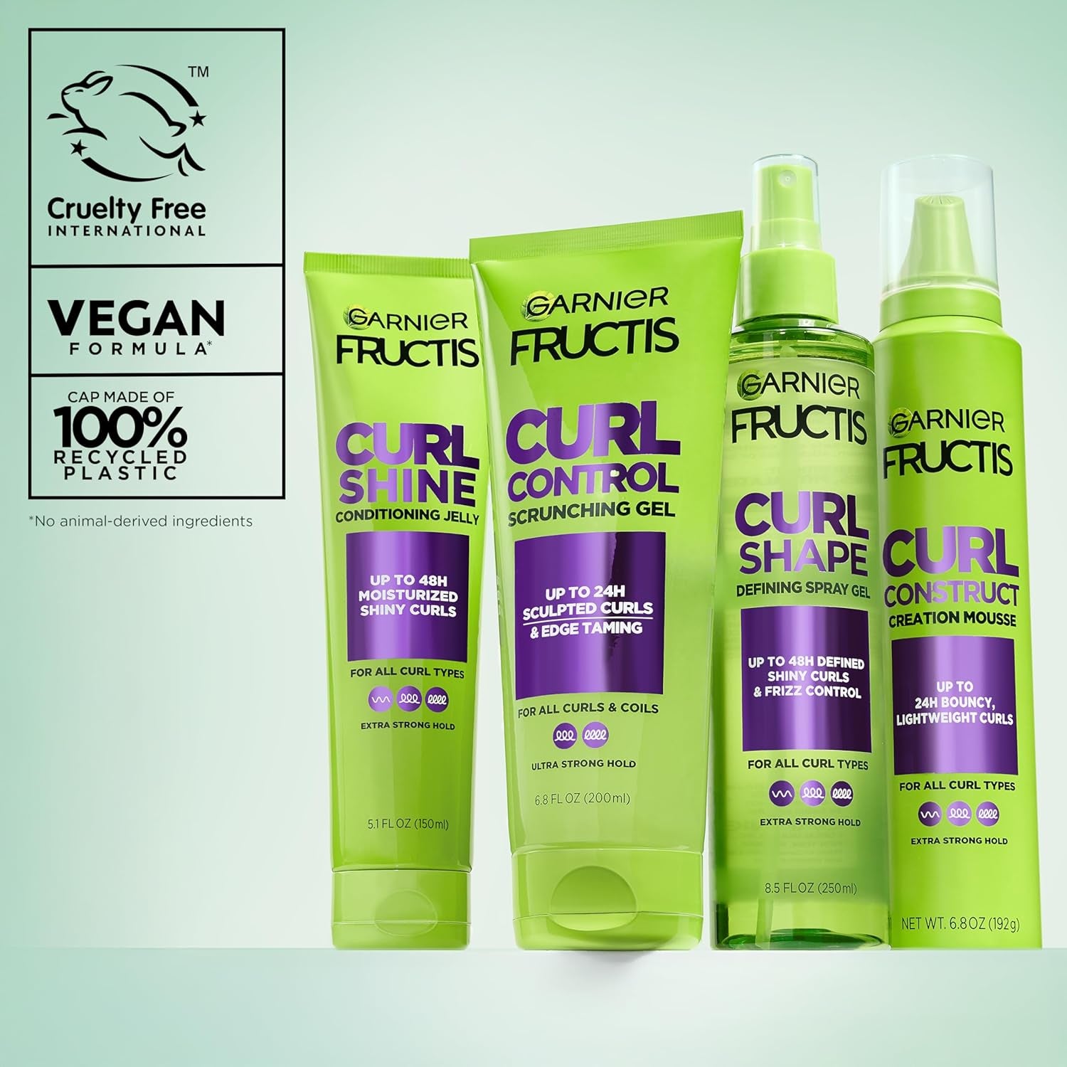Curl Shine Conditioning Hair Gel, Frizz Control for Curly, Wavy, and Coily Hair, Extra Strong Hold for up to 48 Hrs of Bouncy, Moisturized Curls, 5.1 Fl Oz (Packaging May Vary)