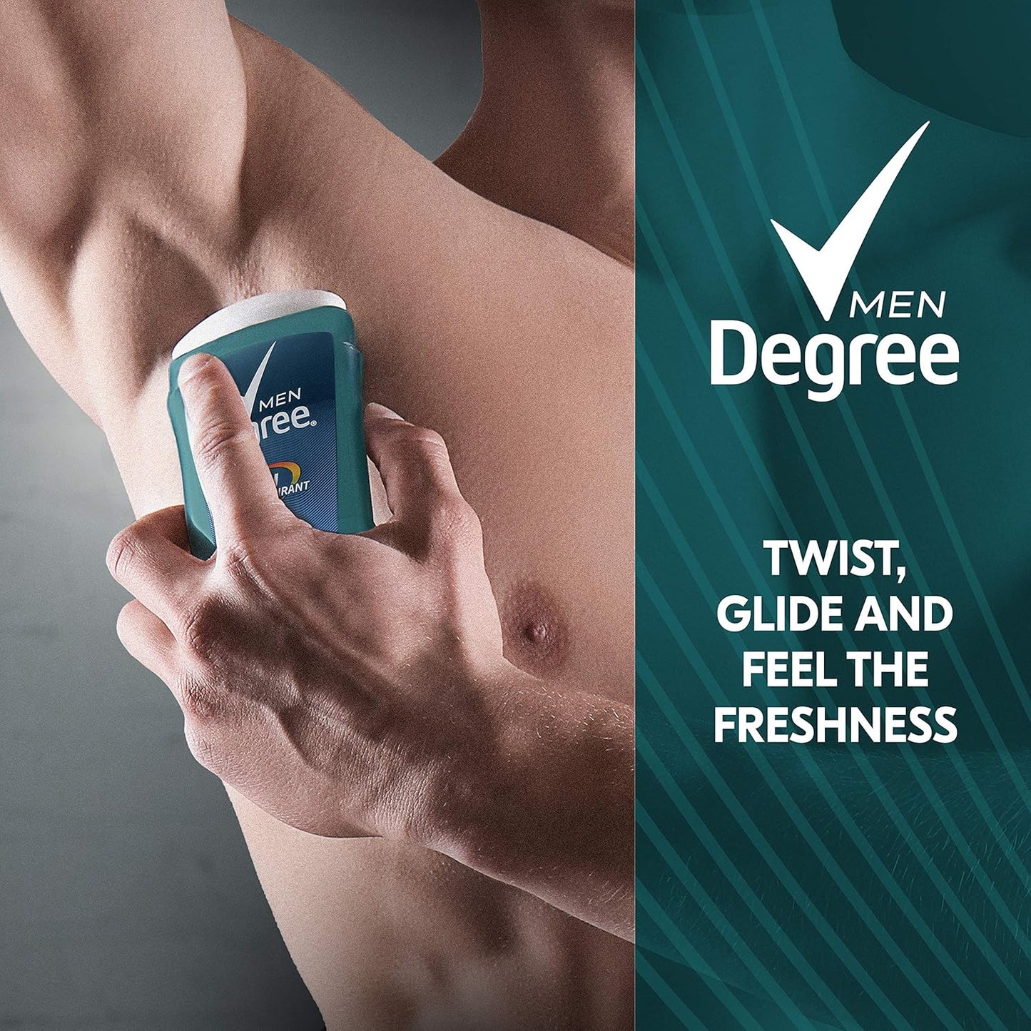 Degree Men Antiperspirant Deodorant Stick Cool Rush 48 Hour Protection 2.7 Oz (Pack of 6)